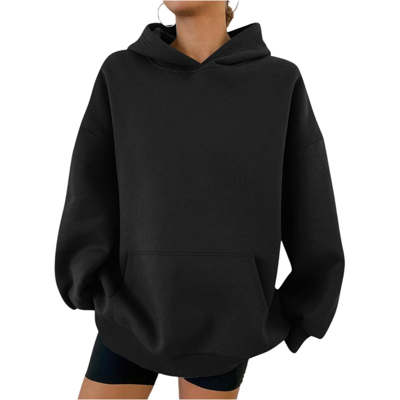 Women'S Fashion Sweatshirts - เสื้อฮู้ดดี้ลำลองผู้ชายผู้หญิง แขนยาวทรงหลวม แฟชั่นหลากสี รุ่นโอเวอร์ไซส์ สำหรับฤดูใบไม้ผลิและฤดูใบไม้ร่วง ปี