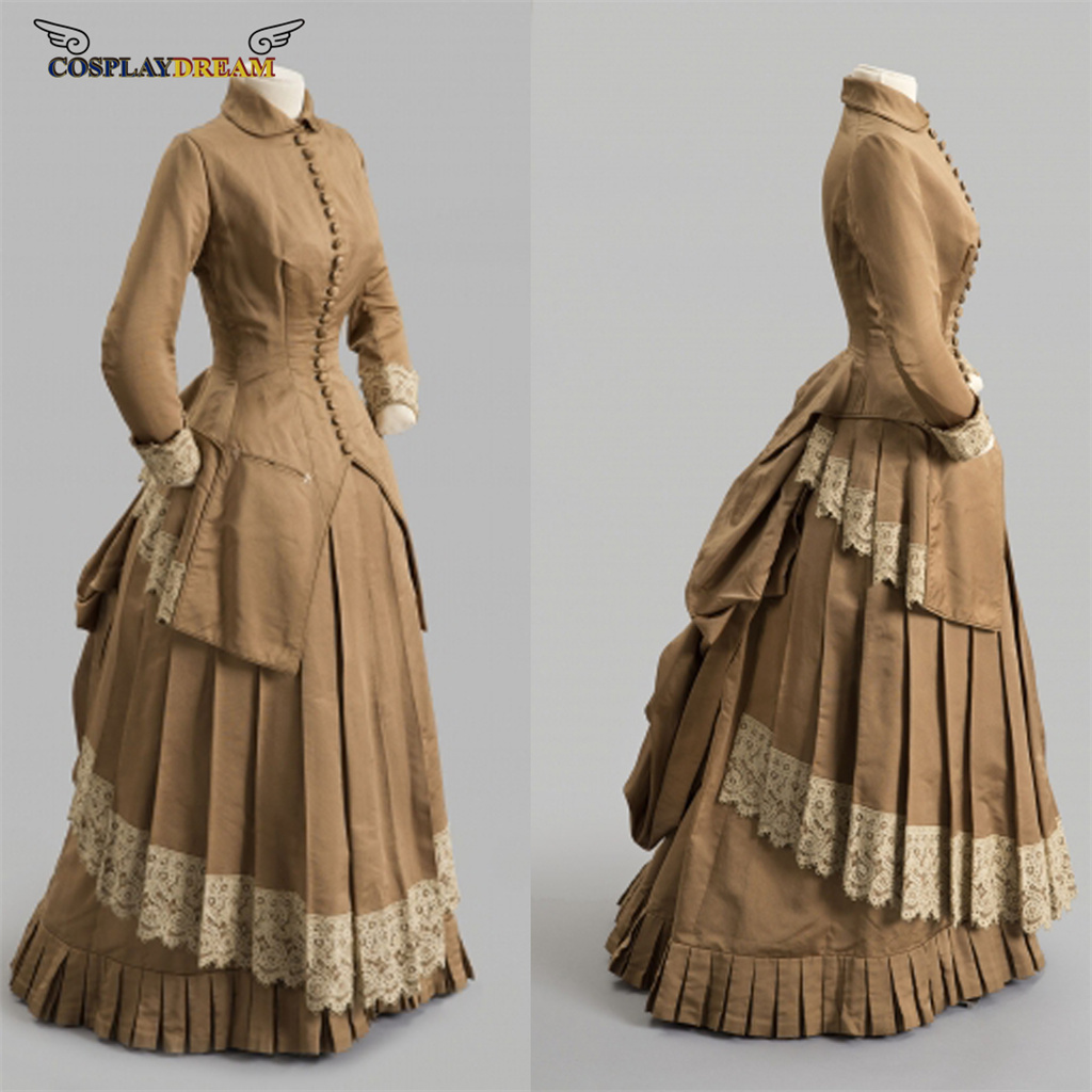 Women'S Fashion Victorian - ชุดเดรสแฟชั่นยุคศตวรรษที่ 19 ชุดเดรสบอลกาวน์สไตล์วิคตอเรียน ชุดเดรสสไตล์วิคตอเรียนกอธิค ชุดเดรสสไตล์เอ็ดเวิร์ด ชุดเดรสสไตล์เซาเทิร์นเบลล์สำหรับผู้หญิง