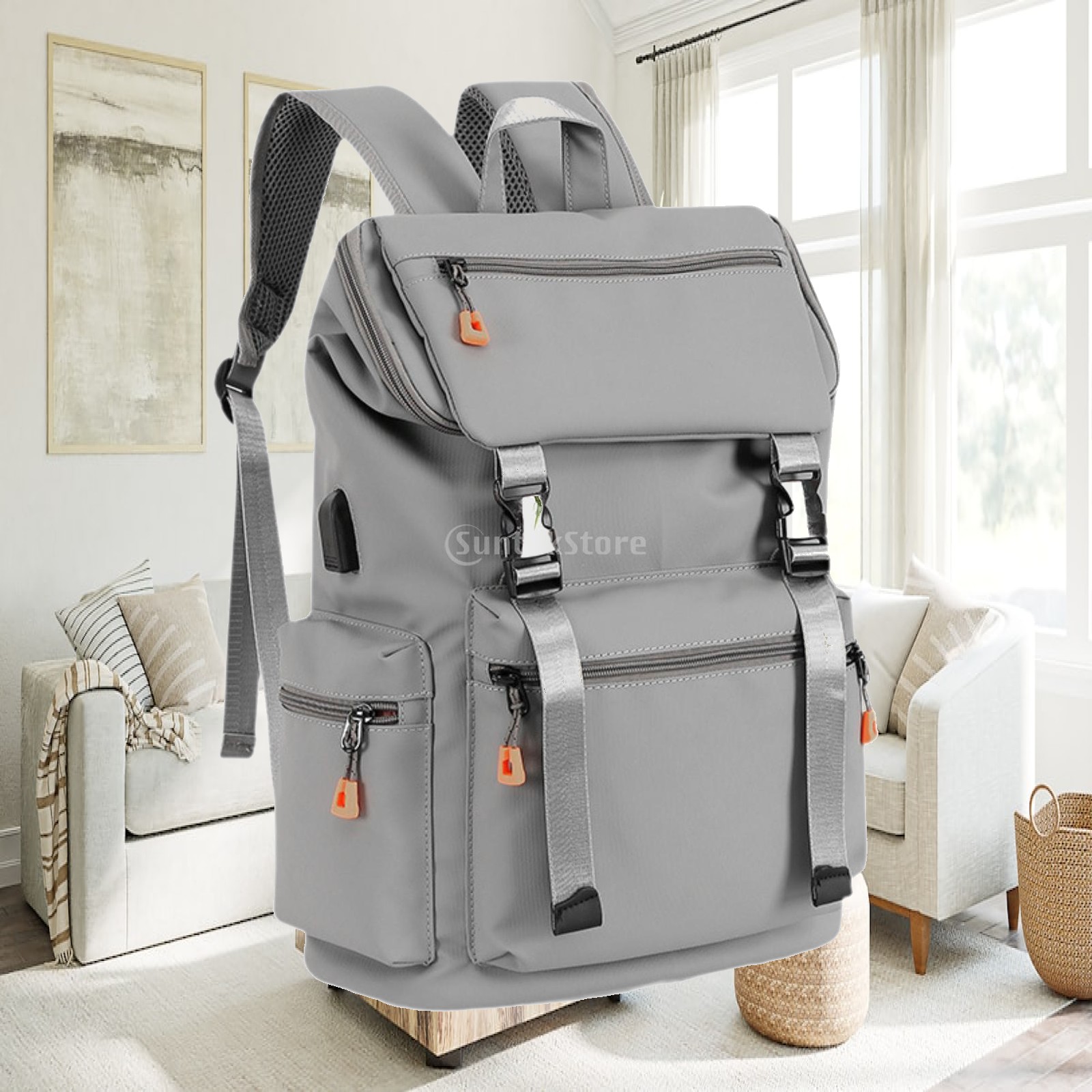 Women'S Fashion Backpack - กระเป๋าเป้สะพายหลังแบบลำลอง กระเป๋าใส่ของ กระเป๋าสะพายหลังแฟชั่น สายปรับได้ กระเป๋าเป้สะพายหลังสำหรับใช้ในชีวิตประจำวันสำหรับทำงาน ธุรกิจ