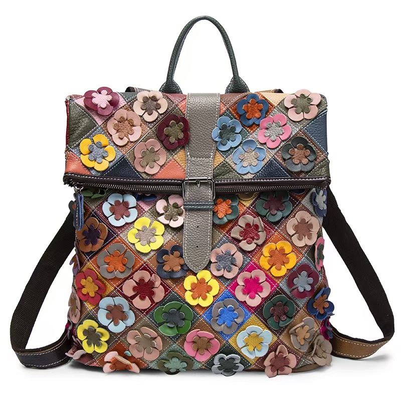 กระเป๋าเป้สะพายหลังหนังแท้สไตล - Women'S Fashion Backpack บทวิจารณ์และราคา