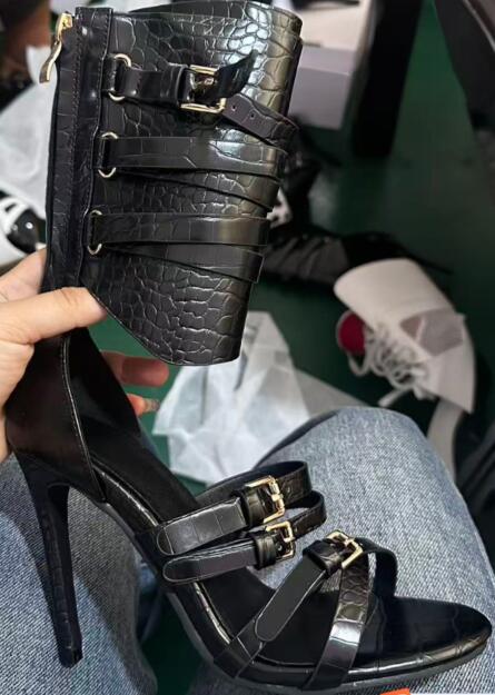 รองเท้าส้นสูงแบบเปิดนิ้วเท้าหน - Fashion Women Belt บทวิจารณ์และราคา