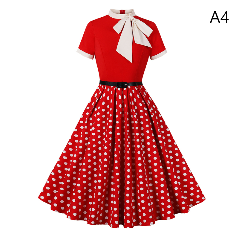50 60s ชุดวินเทจผู้หญิง Polka  - Women'S Fashion From The 60S บทวิจารณ์และราคา