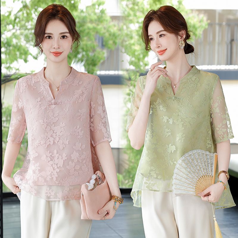 เสื้อยืดแขนสั้นทรงหลวมแฟชั่นฤด - Women Fashion Over 60 บทวิจารณ์และราคา