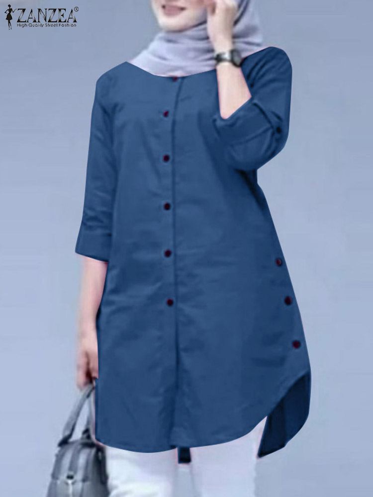 เสื้อเชิ้ตแฟชั่นสปริง ZANZEA ป - Turkey Women Fashion บทวิจารณ์และราคา