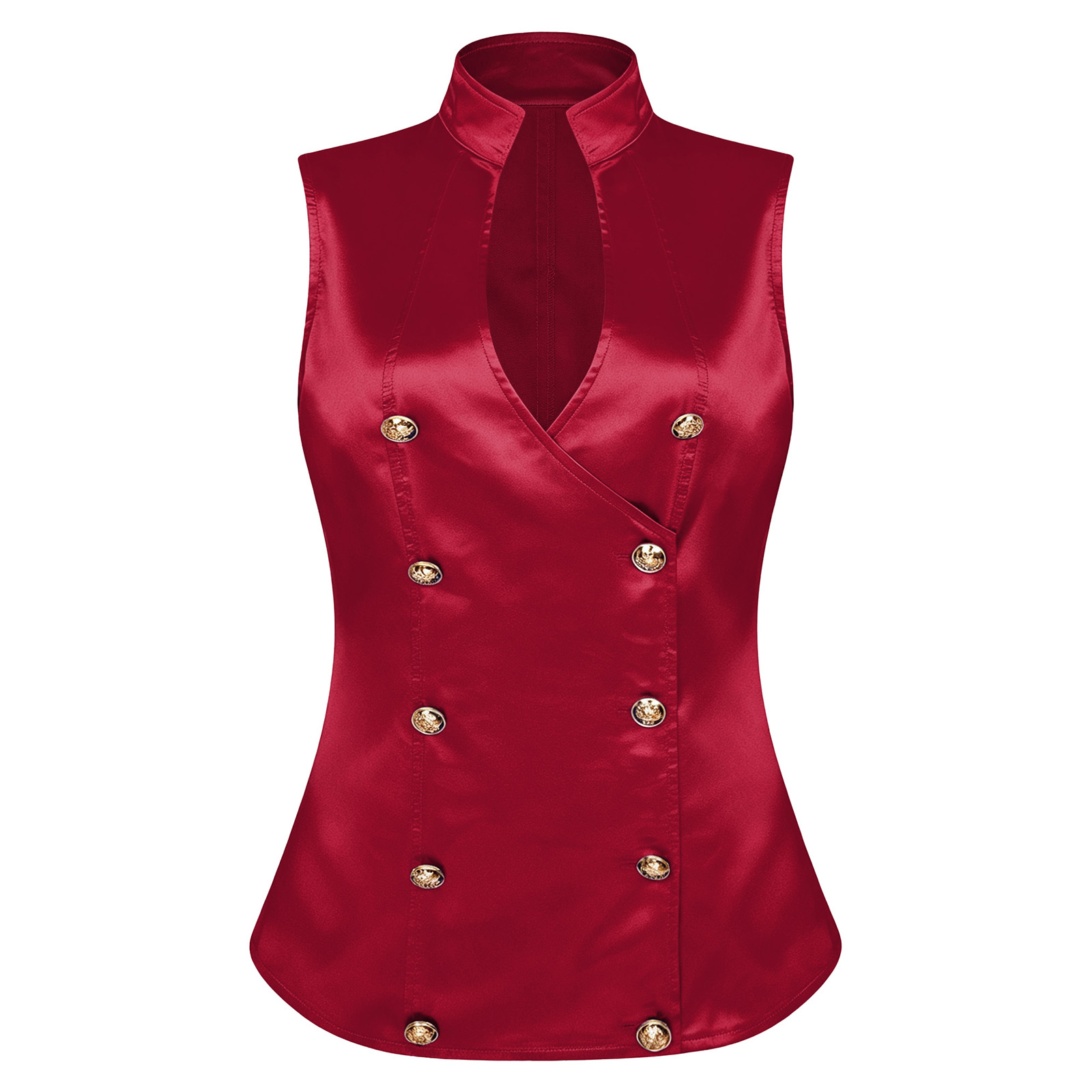 เสื้อกั๊กผ้าซาตินสไตล์วิคตอเรี - Women'S Fashion Victorian บทวิจารณ์และราคา