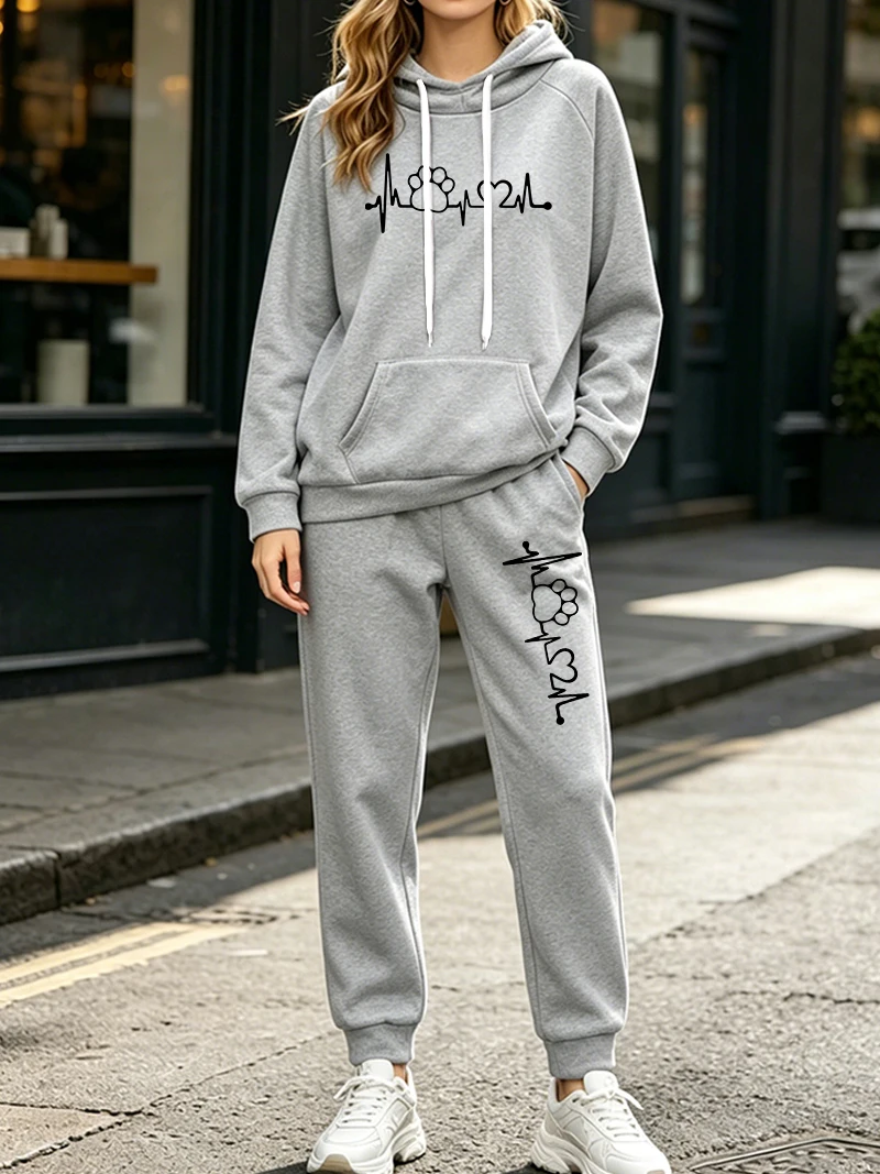 ชุดเซ็ทลำลองแฟชั่นผู้หญิง 2 ชิ - Women'S Fashion Sweatshirts บทวิจารณ์และราคา