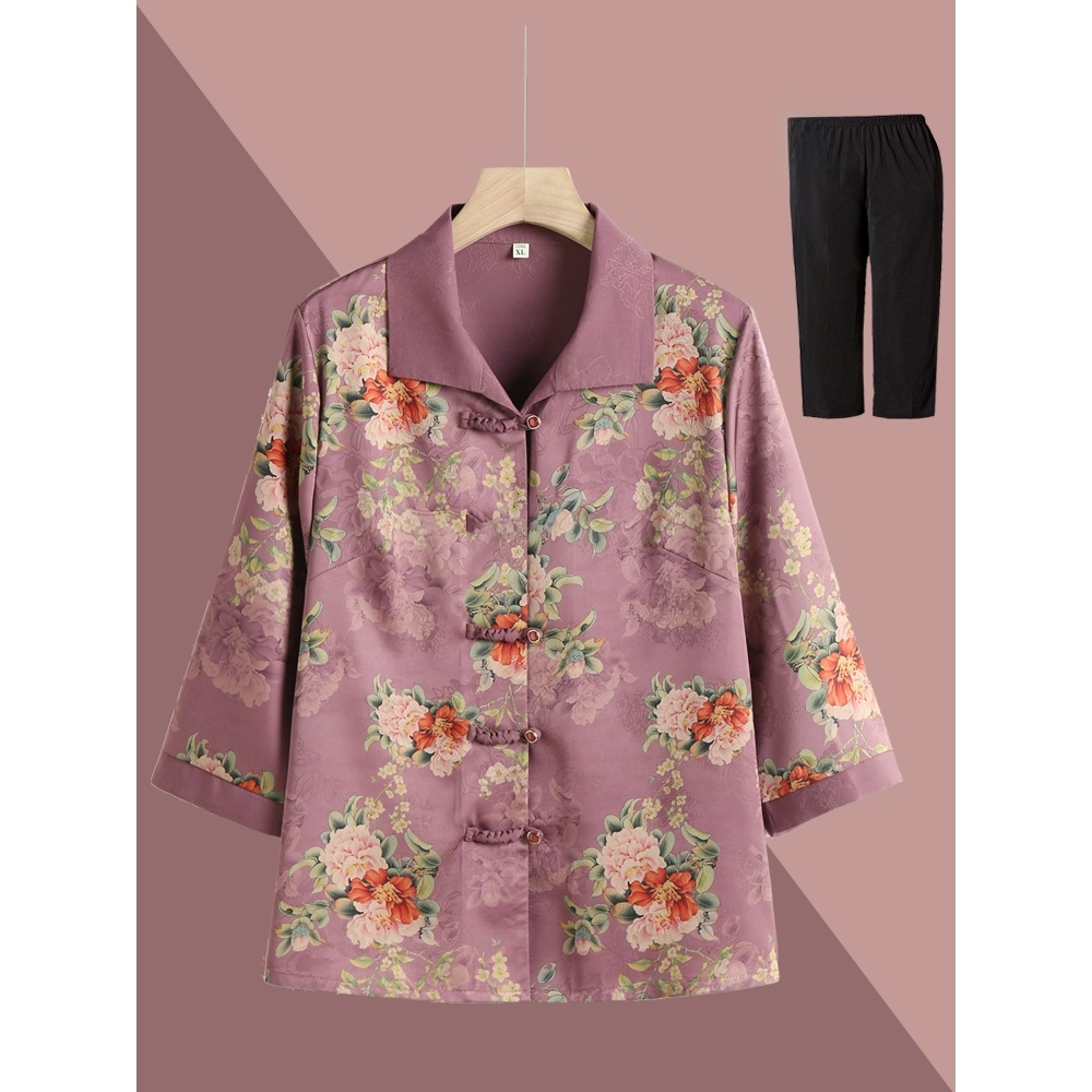 เสื้อเชิ้ตแขนเจ็ดส่วนทรงสวยหรู - Women Fashion Over 60 บทวิจารณ์และราคา